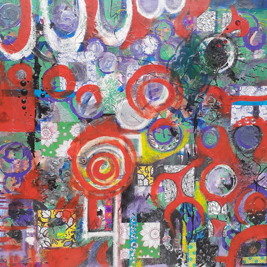Inclusive Group Art for All Ages: About Pattern Play Collaborative Art